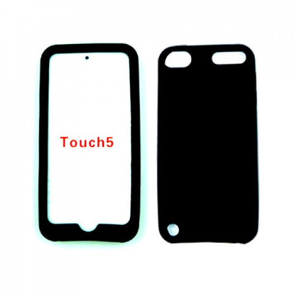 Wholesale iPod Touch 5 Silicone Skin Case (Black)